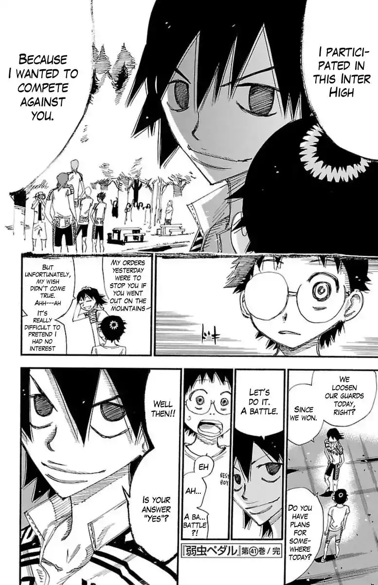 Yowamushi Pedal Chapter 355 20